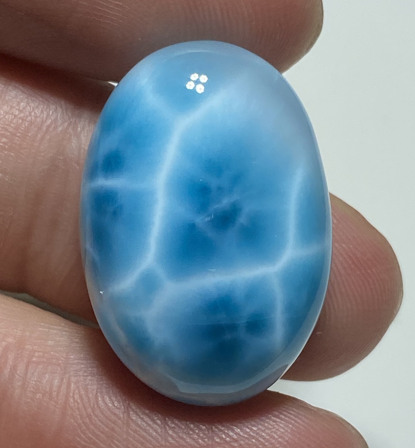 Larimar,AAAA+ Natural Authentic Dominican Larimar Pendant,Larimar Stone,Healing Stone Jewelry,Larimar Jewelry ET097