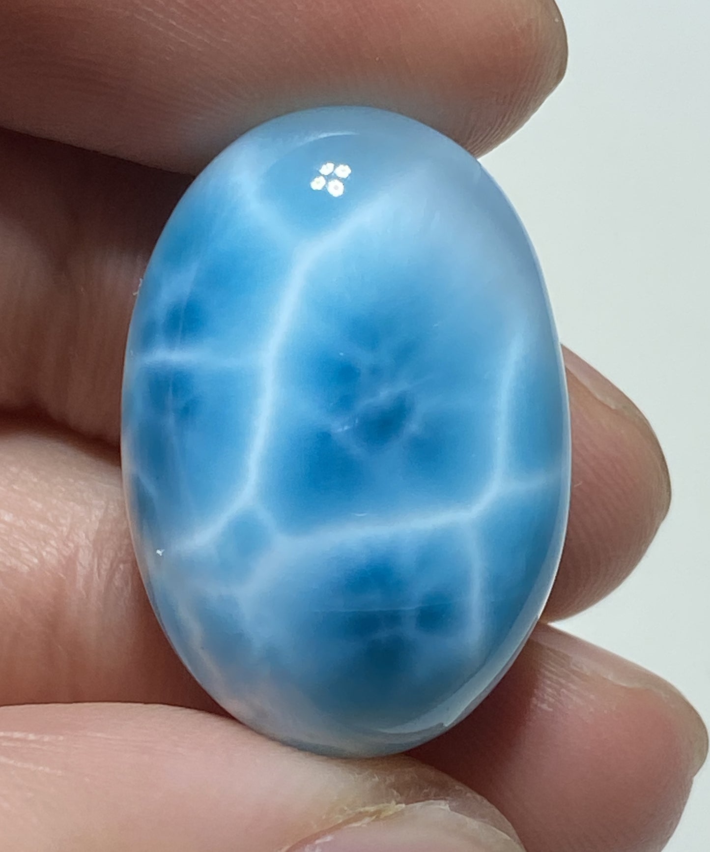Larimar,AAAA+ Natural Authentic Dominican Larimar Pendant,Larimar Stone,Healing Stone Jewelry,Larimar Jewelry ET097
