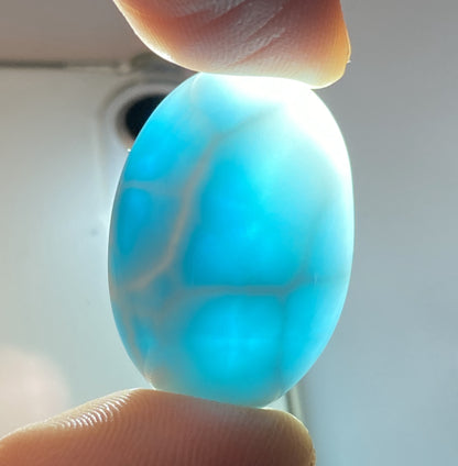 Larimar,AAAA+ Natural Authentic Dominican Larimar Pendant,Larimar Stone,Healing Stone Jewelry,Larimar Jewelry ET097