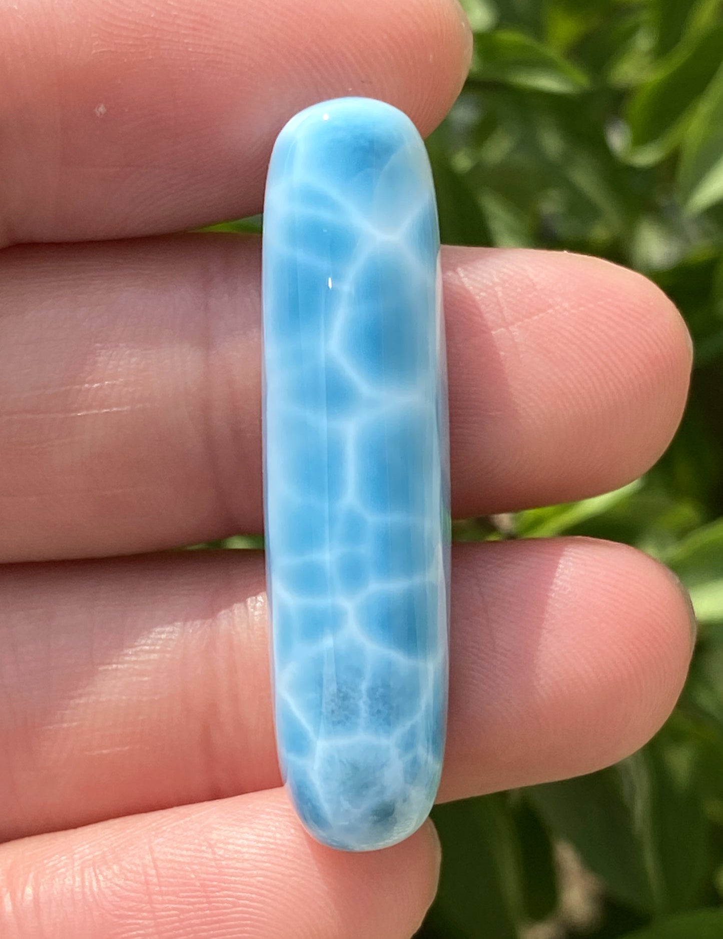 Larimar,AAAA+ Natural Authentic Dominican Larimar Pendant,Larimar Stone,Healing Stone Jewelry,Larimar Jewelry ET101