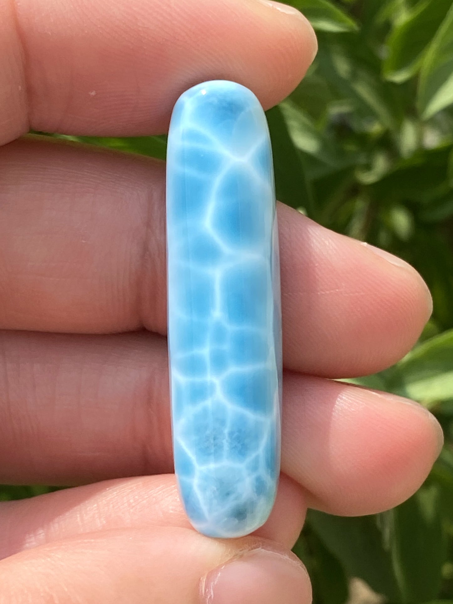 Larimar,AAAA+ Natural Authentic Dominican Larimar Pendant,Larimar Stone,Healing Stone Jewelry,Larimar Jewelry ET101