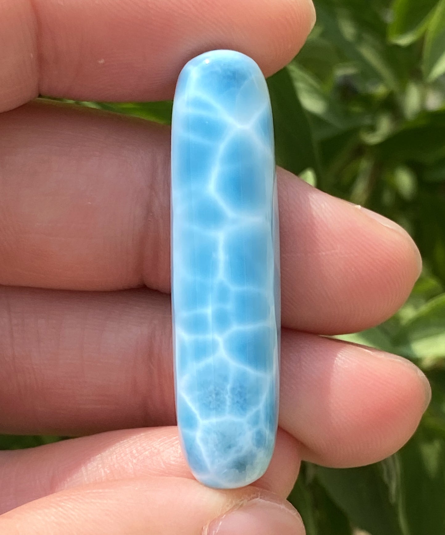 Larimar,AAAA+ Natural Authentic Dominican Larimar Pendant,Larimar Stone,Healing Stone Jewelry,Larimar Jewelry ET101