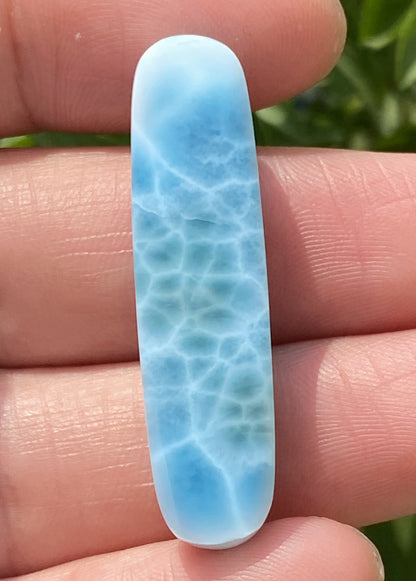 Larimar,AAAA+ Natural Authentic Dominican Larimar Pendant,Larimar Stone,Healing Stone Jewelry,Larimar Jewelry ET101