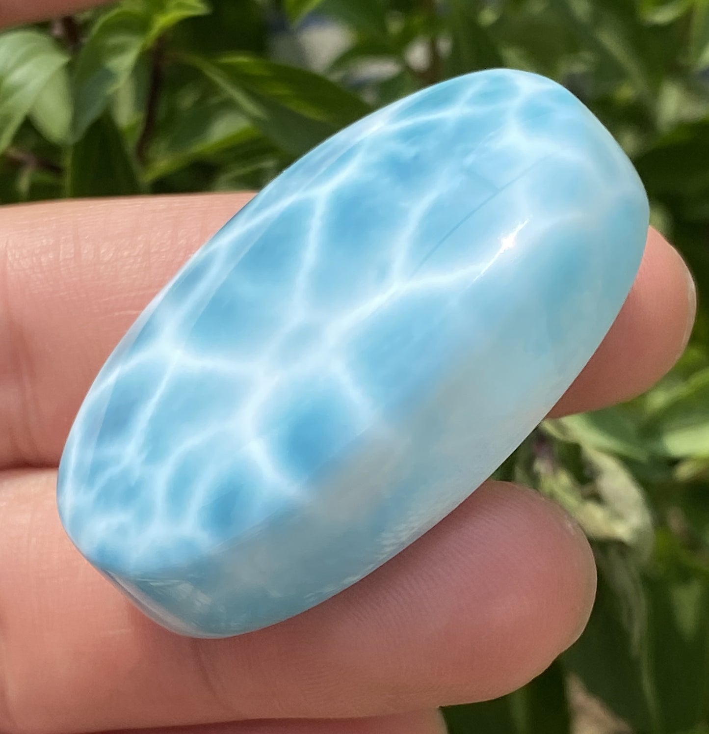 Larimar,AAAA+ Natural Authentic Dominican Larimar Pendant,Larimar Stone,Healing Stone Jewelry,Larimar Jewelry ET103