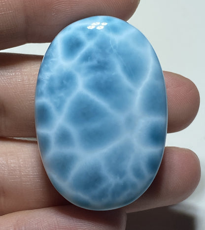 Larimar,AAAA+ Natural Authentic Dominican Larimar Pendant,Larimar Stone,Healing Stone Jewelry,Larimar Jewelry ET103