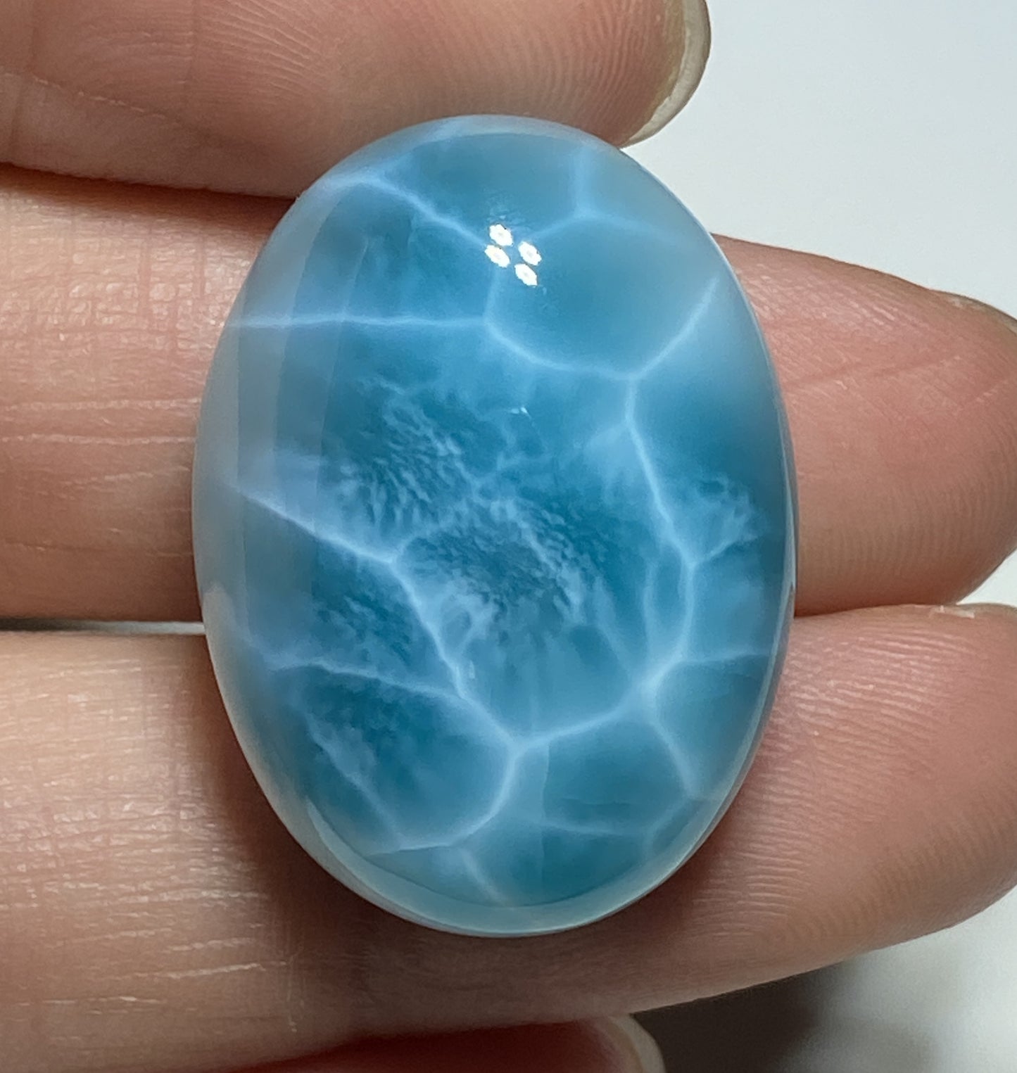 Larimar,AAAA Natural Authentic Dominican Larimar Pendant,Larimar Stone,Healing Stone Jewelry,Larimar Jewelry ET125