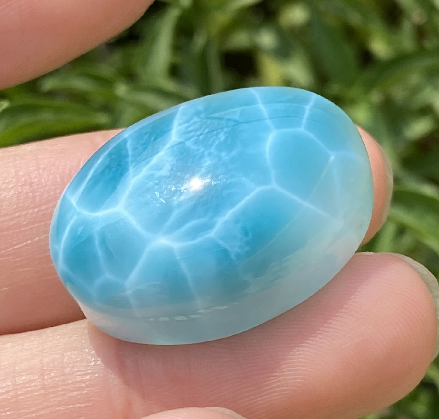 Larimar,AAAA+ Natural Authentic Dominican Larimar Pendant,Green Larimar,Larimar Stone,Healing Stone Jewelry,Larimar Jewelry ET125