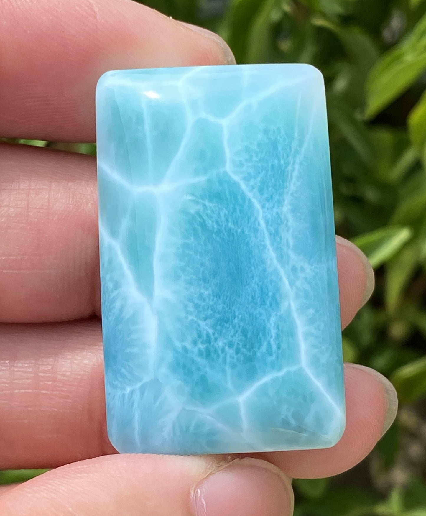 Larimar,AAAA+ Natural Authentic Dominican Larimar Pendant,Green Larimar,Larimar Stone,Healing Stone Jewelry,Larimar Jewelry ET126