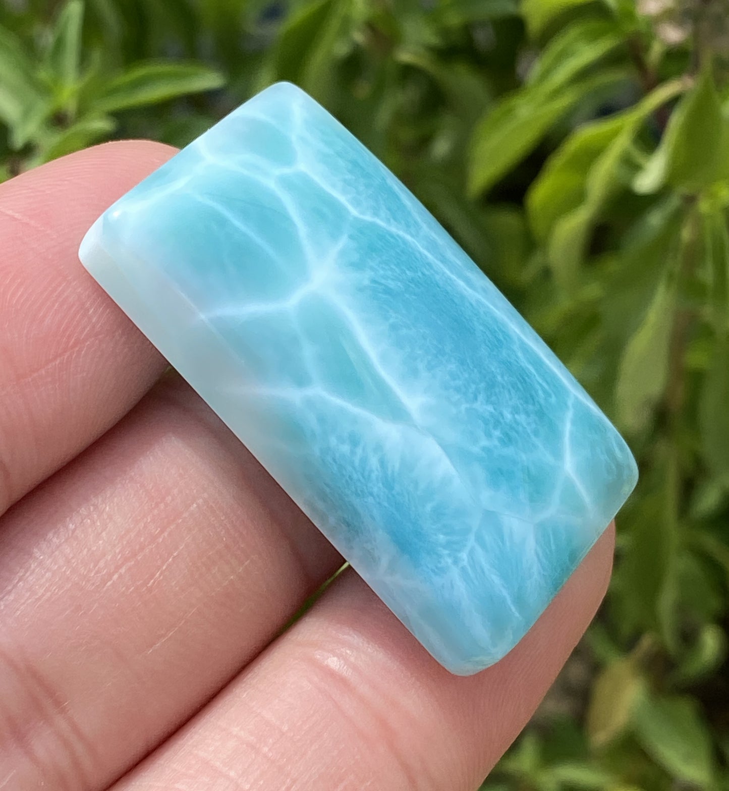 Larimar,AAAA+ Natural Authentic Dominican Larimar Pendant,Green Larimar,Larimar Stone,Healing Stone Jewelry,Larimar Jewelry ET126