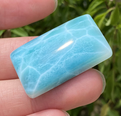 Larimar,AAAA+ Natural Authentic Dominican Larimar Pendant,Green Larimar,Larimar Stone,Healing Stone Jewelry,Larimar Jewelry ET126