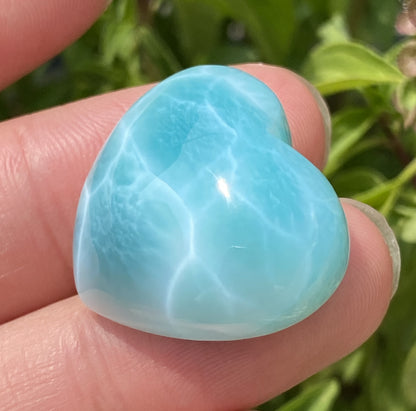 Larimar,AAAA+ Natural Authentic Dominican Larimar Pendant,Larimar Stone,Healing Stone Jewelry,Larimar Jewelry ET134