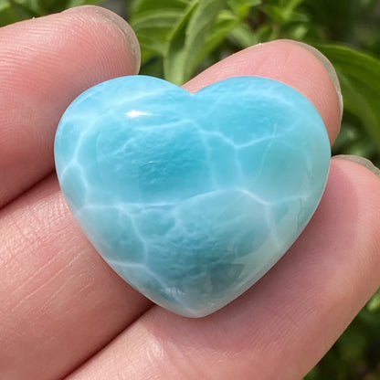 Larimar,AAAA+ Natural Authentic Dominican Larimar Pendant,Larimar Stone,Healing Stone Jewelry,Larimar Jewelry ET134