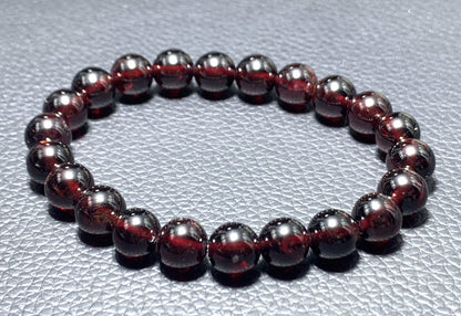 Red Garnet Bracelet,AAAA Natural Authentic Brazil Garnet Bracelet,Gift For Her,Healing Stone Jewelry,Garnet Jewelry ET170