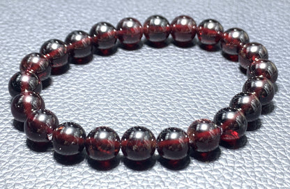 Red Garnet Bracelet,AAAA Natural Authentic Brazil Garnet Bracelet,Gift For Her,Healing Stone Jewelry,Garnet Jewelry ET170