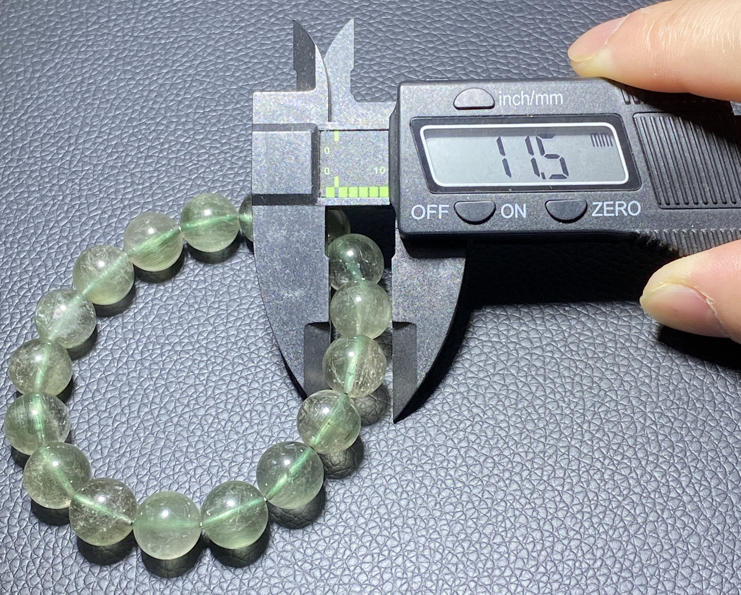 Green Rutilated Quartz Bracelet,Crystal Bracelet,11mm Bracelet,Gemstone Bracelet,Crystal Bracelet,Luck Bracelet ET193