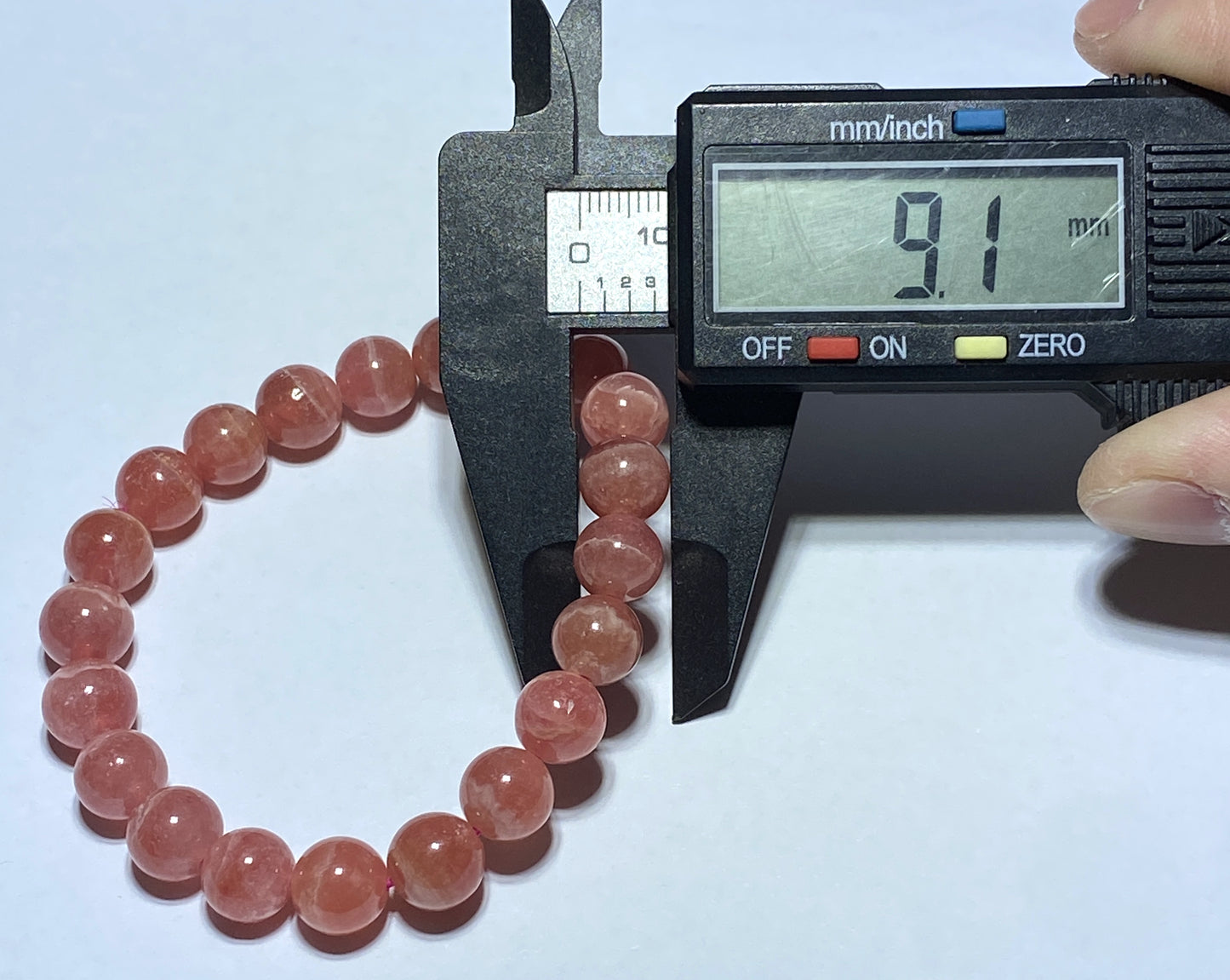 Rhodochrosite Bracelet,AAA++ Natural Authentic Argentina Rhodochrosite Bracelet,Women's Jewelry,Gemstone Bracelet,9mm Bracelt ET214