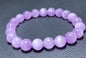 AAAA+ Natural Authentic Kunzite Bracelet,Crystal Bracelet,Handmade Jewelry,Gems Bracelet,9mm Gem Bracelet ET224