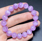 AAAA+ Natural Authentic Kunzite Bracelet,Crystal Bracelet,Handmade Jewelry,Cure Gemstone Crystal,11.2mm Gem Bracelet ET233