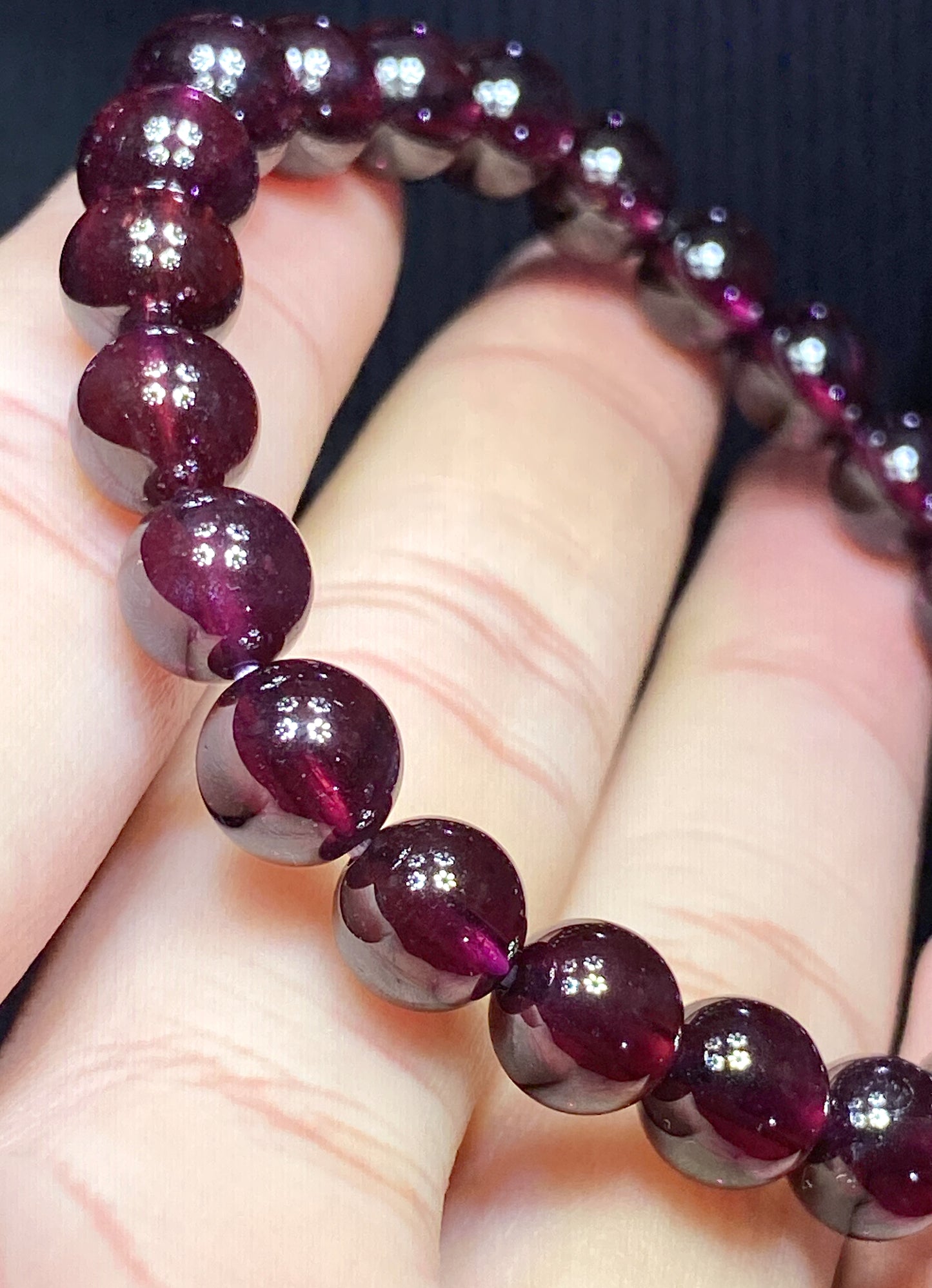 Granatum,Garnet Bracelet,AAAA Natural Authentic Brazil Garnet Bracelet,Gift For Her,Healing Stone Jewelry,Garnet Jewelry ET265