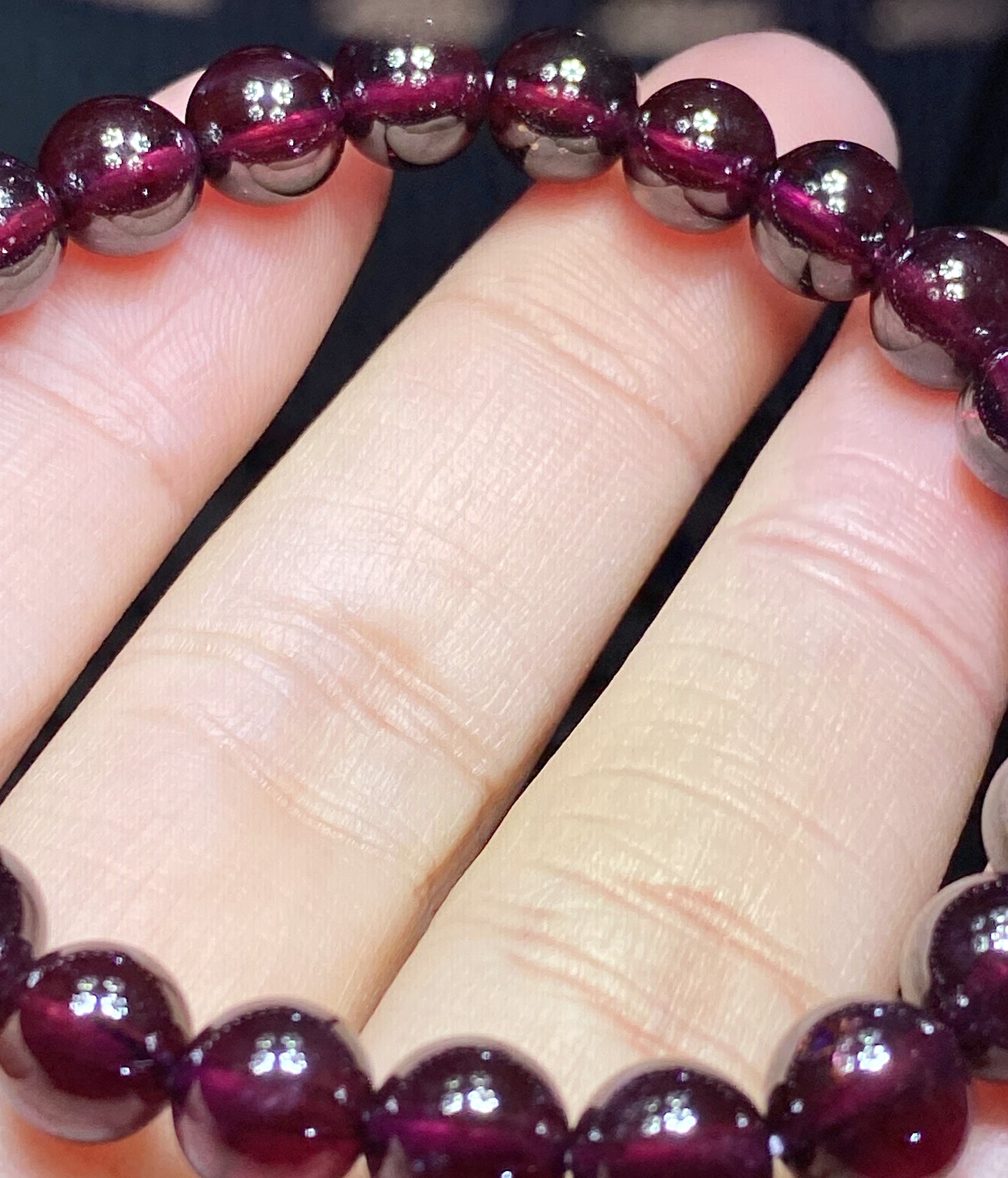 Granatum,Garnet Bracelet,AAAA Natural Authentic Brazil Garnet Bracelet,Gift For Her,Healing Stone Jewelry,Garnet Jewelry ET265