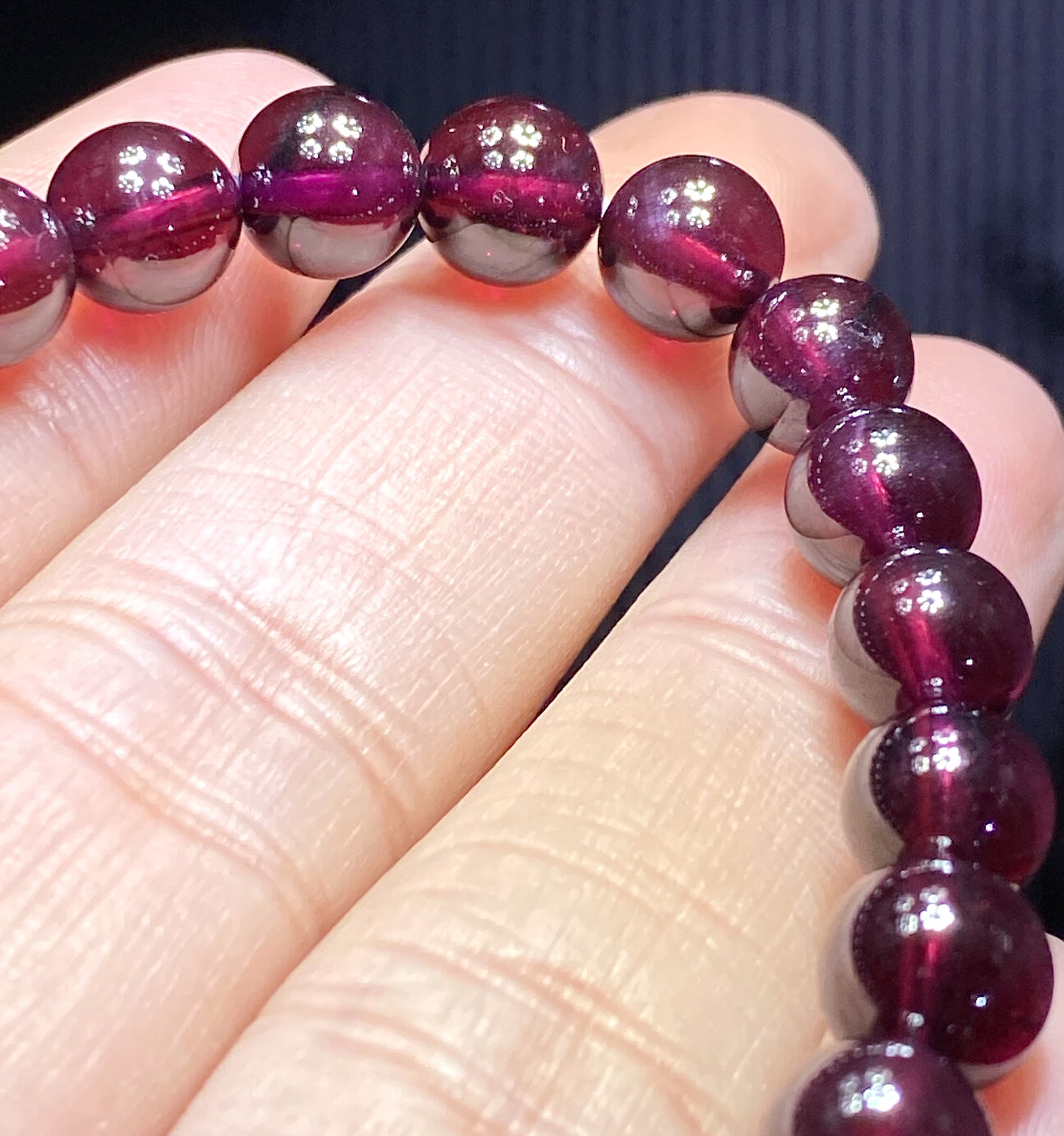 Granatum,Garnet Bracelet,AAAA Natural Authentic Brazil Garnet Bracelet,Gift For Her,Healing Stone Jewelry,Garnet Jewelry ET265