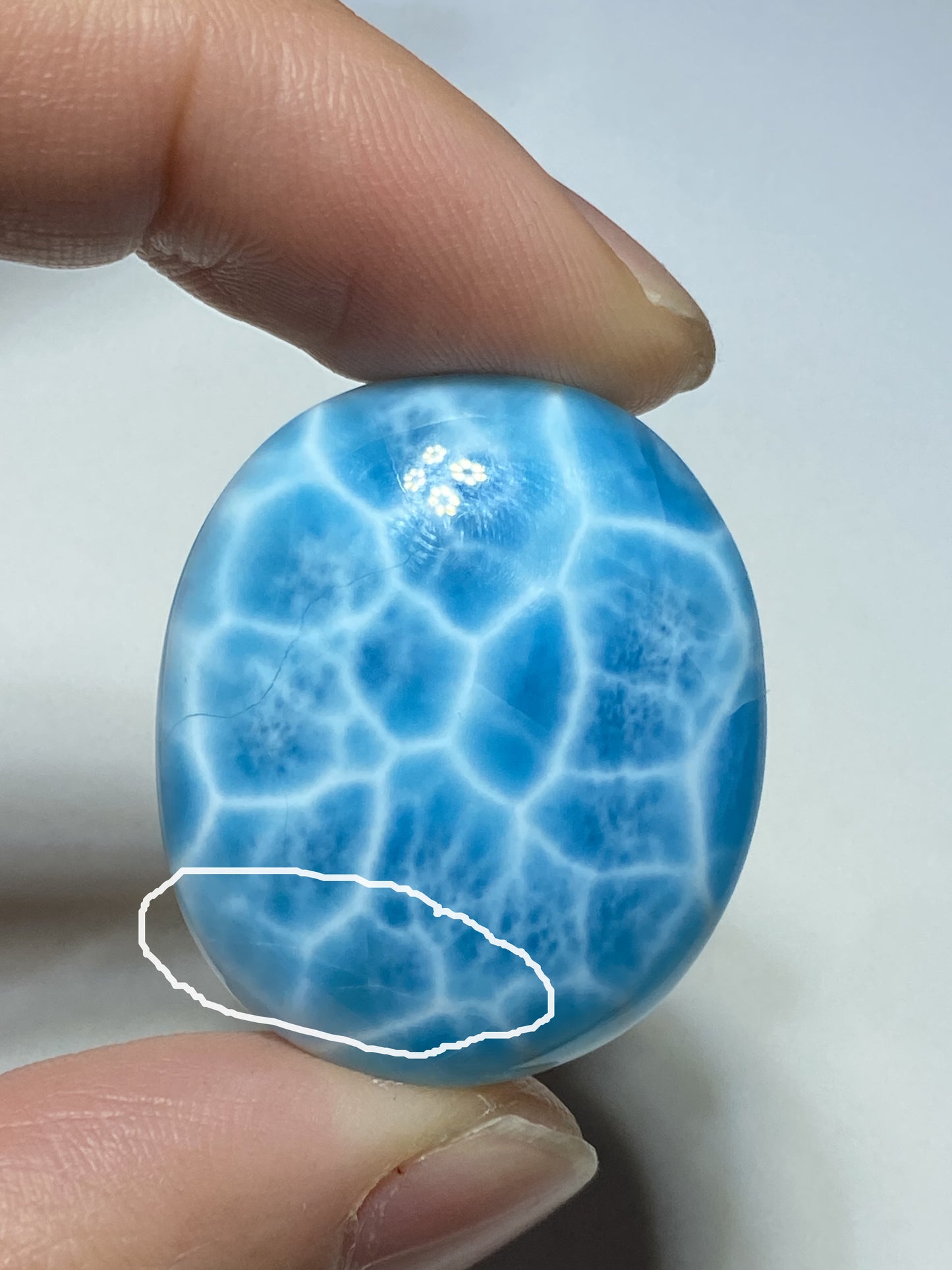 AAAA Natural Authentic Dominican Larimar Pendants, Larimar Stone,Gift For Her,Healing Stone Jewelry,Larimar Jewelry,ET092