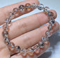 Herkimer Diamond Bracelect,AAA+ Natural Herkimer Diamond Bracelect,8mm herkimer diamond quartz,Crystal Bracelet ET1023