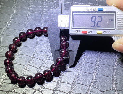 Granatum,Garnet Bracelet,AAAA Natural Authentic Brazil Garnet Bracelet,Gift For Her,Healing Stone Jewelry,Garnet Jewelry ET1205