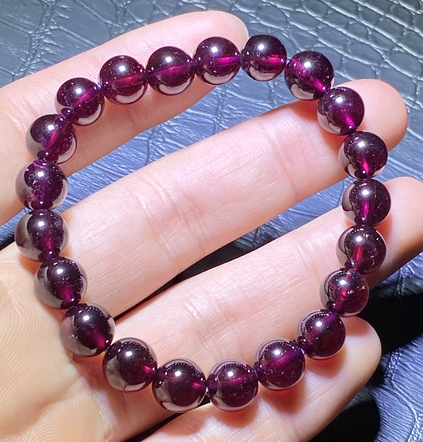 Granatum,Garnet Bracelet,AAAA Natural Authentic Brazil Garnet Bracelet,Gift For Her,Healing Stone Jewelry,Garnet Jewelry ET1205