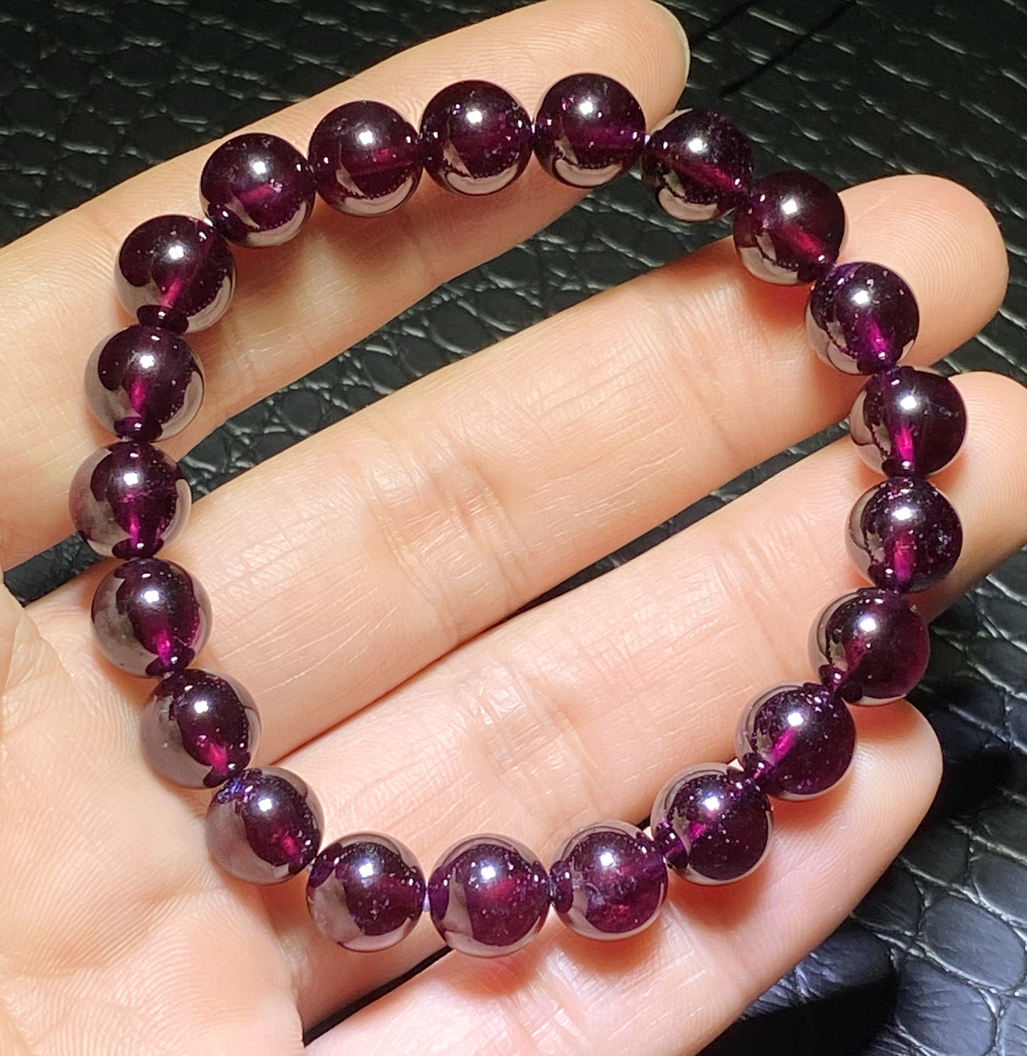 Granatum,Garnet Bracelet,AAAA Natural Authentic Brazil Garnet Bracelet,Gift For Her,Healing Stone Jewelry,Garnet Jewelry ET1205