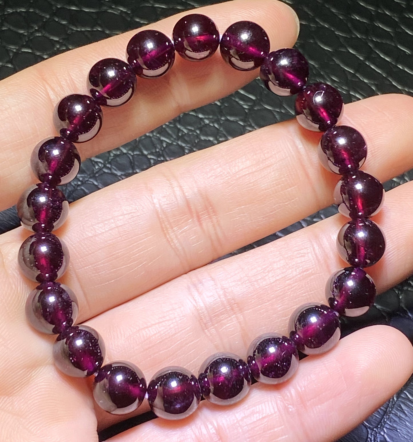 Granatum,Garnet Bracelet,AAAA Natural Authentic Brazil Garnet Bracelet,Gift For Her,Healing Stone Jewelry,Garnet Jewelry ET1205