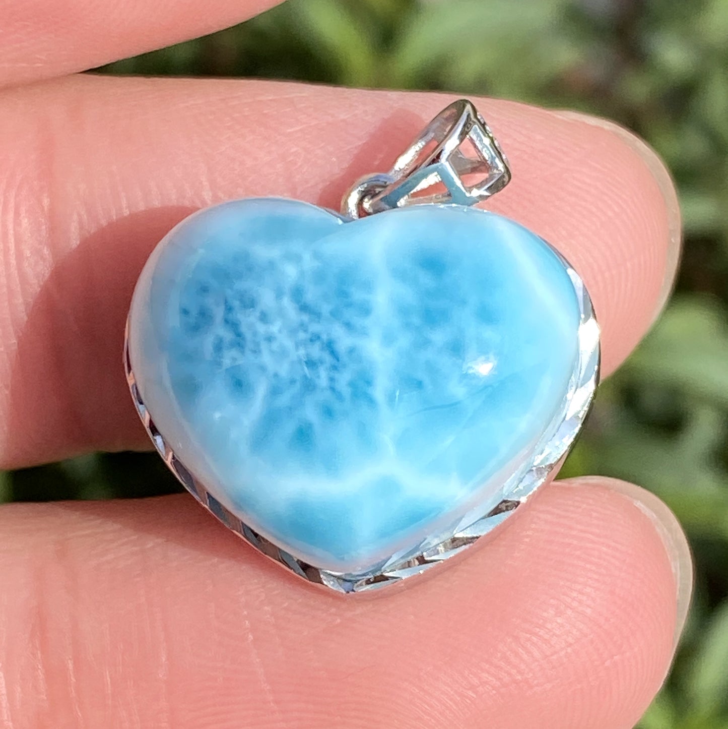 Larimar,AAAA Natural Dominican Larimar Pendant,Larimar Bracelet,Anniversary Gift, Larimar Engagement,Housewarming Gift ET372