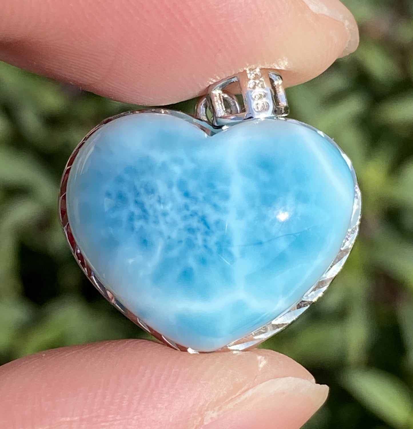 Larimar,AAAA Natural Dominican Larimar Pendant,Larimar Bracelet,Anniversary Gift, Larimar Engagement,Housewarming Gift ET372