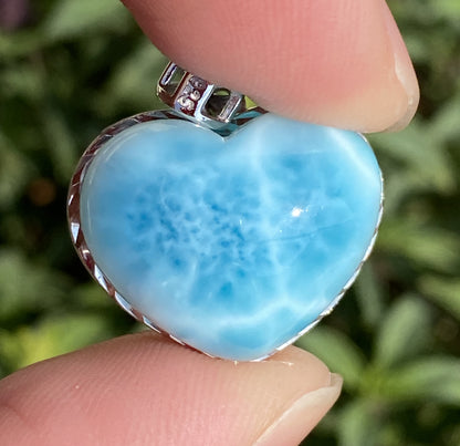 Larimar,AAAA Natural Dominican Larimar Pendant,Larimar Bracelet,Anniversary Gift, Larimar Engagement,Housewarming Gift ET372