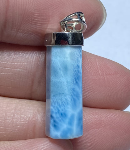 AAAA Natural Dominican Larimar Pendant,Larimar Jewelry,Pendant Necklace,Gems Jewelry,Personalized Gift ET420