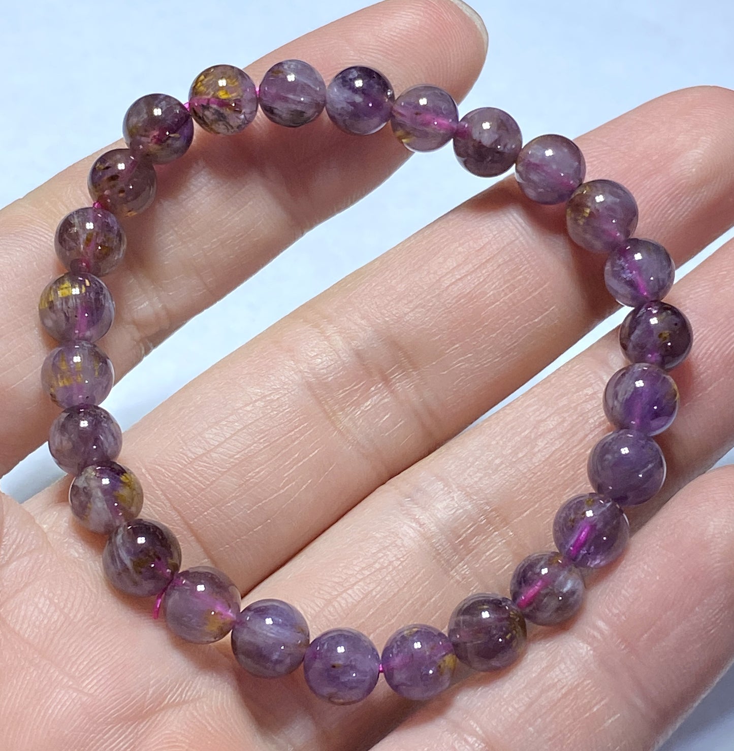 AAA+ Natural Authentic Auralite 23 Bracelet,Handmade Jewelry,Gemstone Bracelet,Crystal Bracelet,Personalized Gift ET457