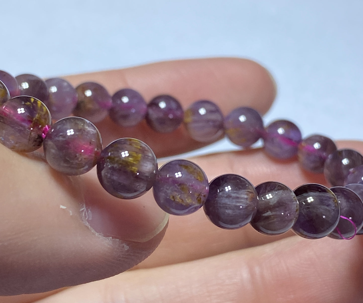 AAA+ Natural Authentic Auralite 23 Bracelet,Handmade Jewelry,Gemstone Bracelet,Crystal Bracelet,Personalized Gift ET457