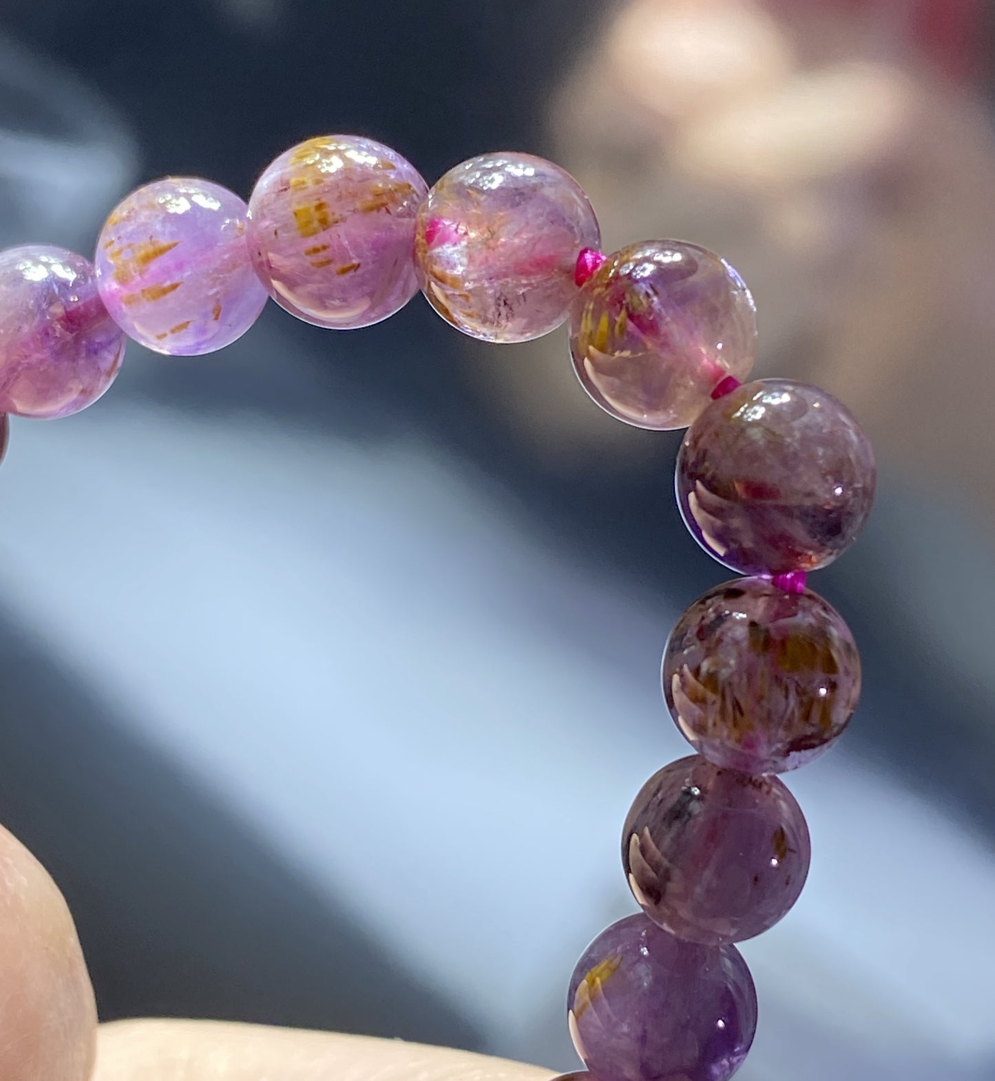 AAA+ Natural Authentic Auralite 23 Bracelet,Handmade Jewelry,Gemstone Bracelet,Crystal Bracelet,Personalized Gift ET457