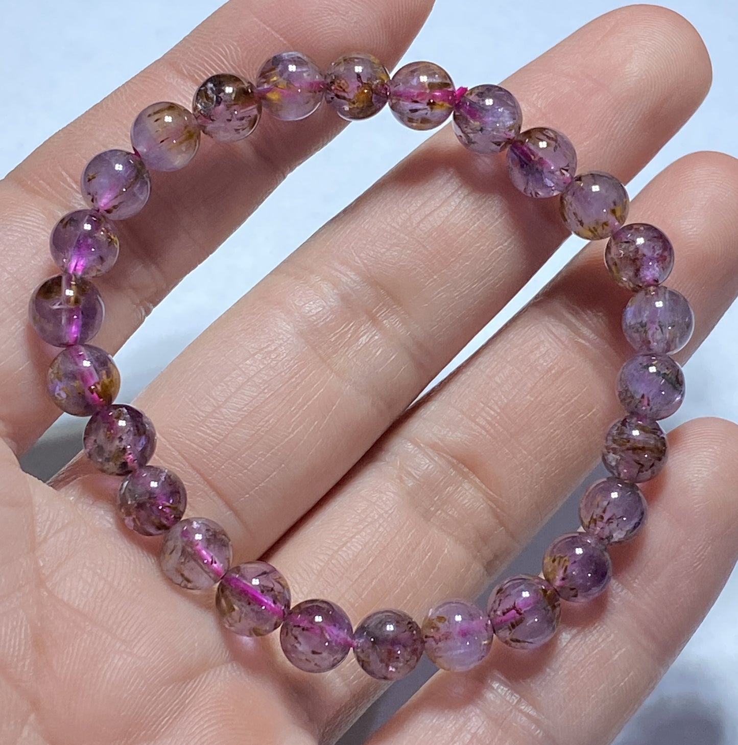 AAA+ Natural Authentic Auralite 23 Bracelet,Handmade Jewelry,Gemstone Bracelet,Crystal Bracelet,Personalized Gift ET460