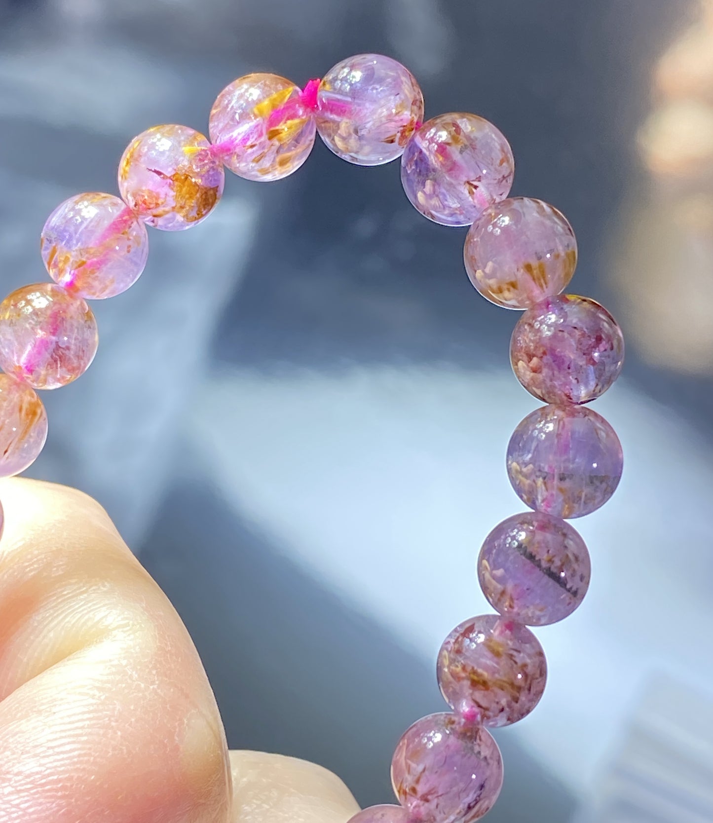 AAA+ Natural Authentic Auralite 23 Bracelet,Handmade Jewelry,Gemstone Bracelet,Crystal Bracelet,Personalized Gift ET460