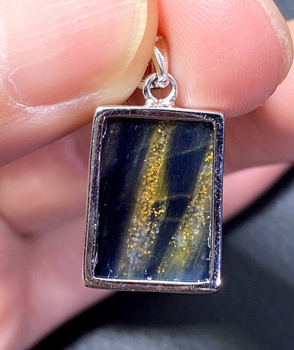 Pietersite,AAAA Natural Namibean Pietersite Pendant,925 Silver Pendant, Handmade Jewelry,Gift For Her,Healing Stone ET250