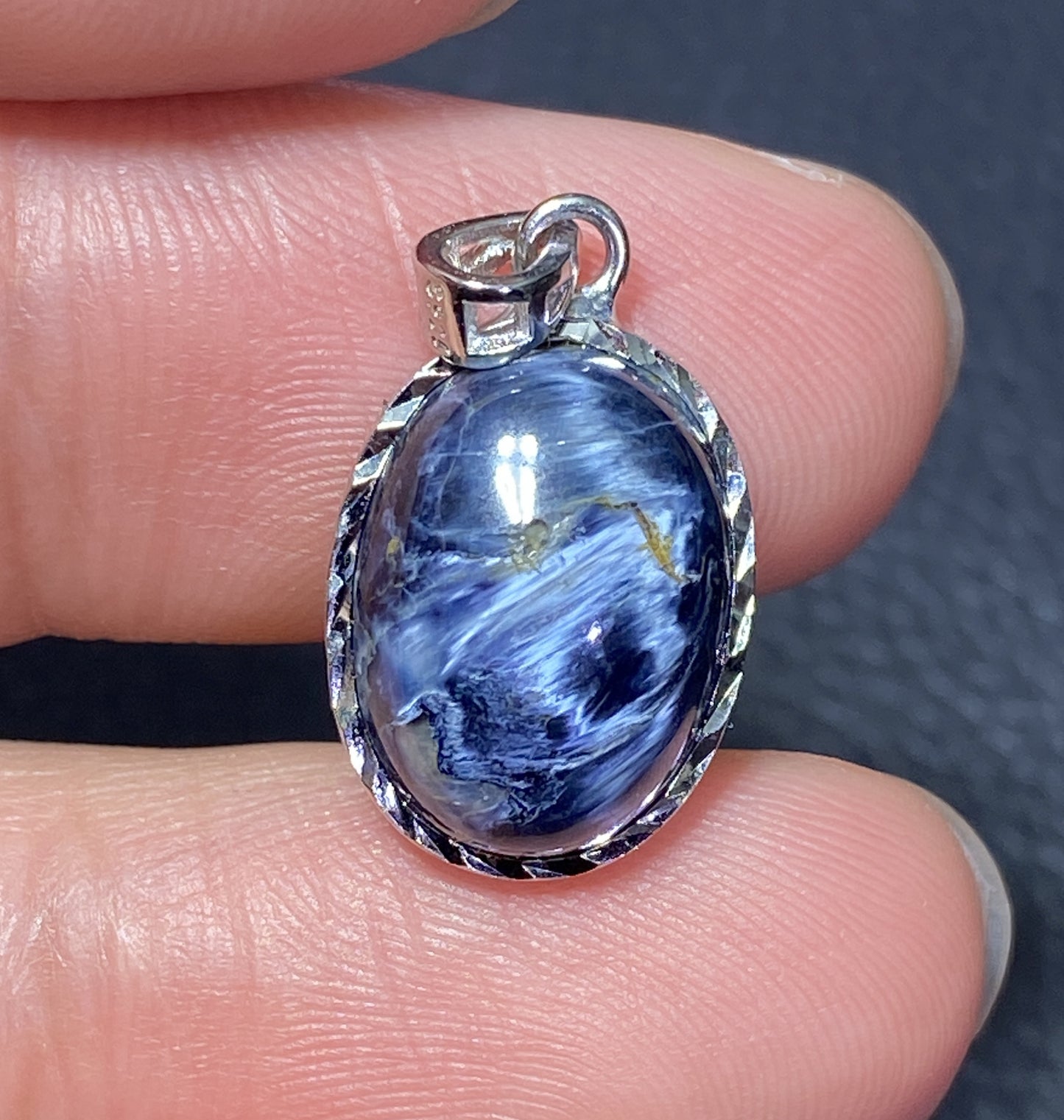 Pietersite,AA++ Natural Namibean Pietersite Pendant,925 Silver Pendant, Handmade Jewelry,(Sold at a discounted price) ET459