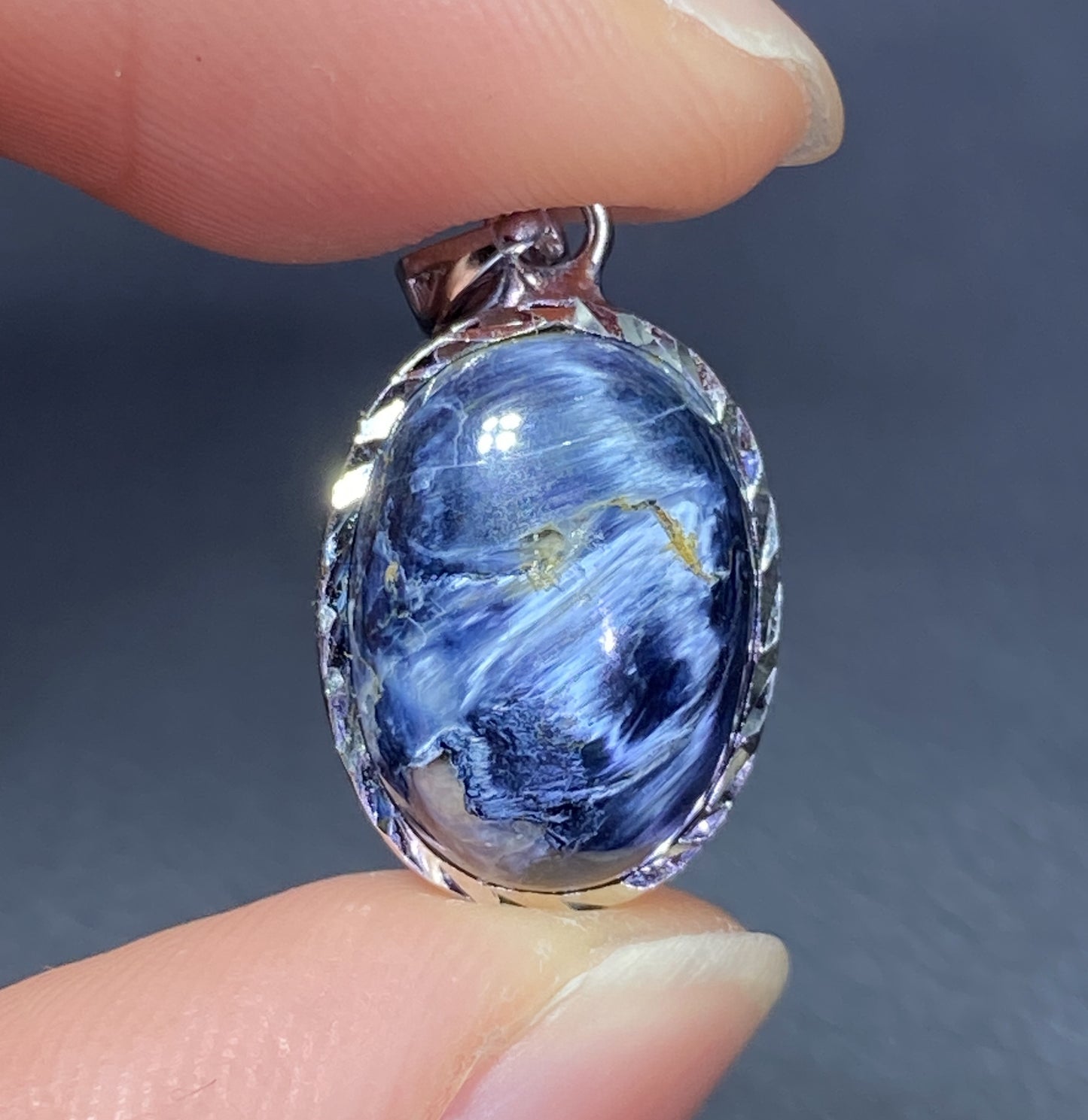 Pietersite,AA++ Natural Namibean Pietersite Pendant,925 Silver Pendant, Handmade Jewelry,(Sold at a discounted price) ET459