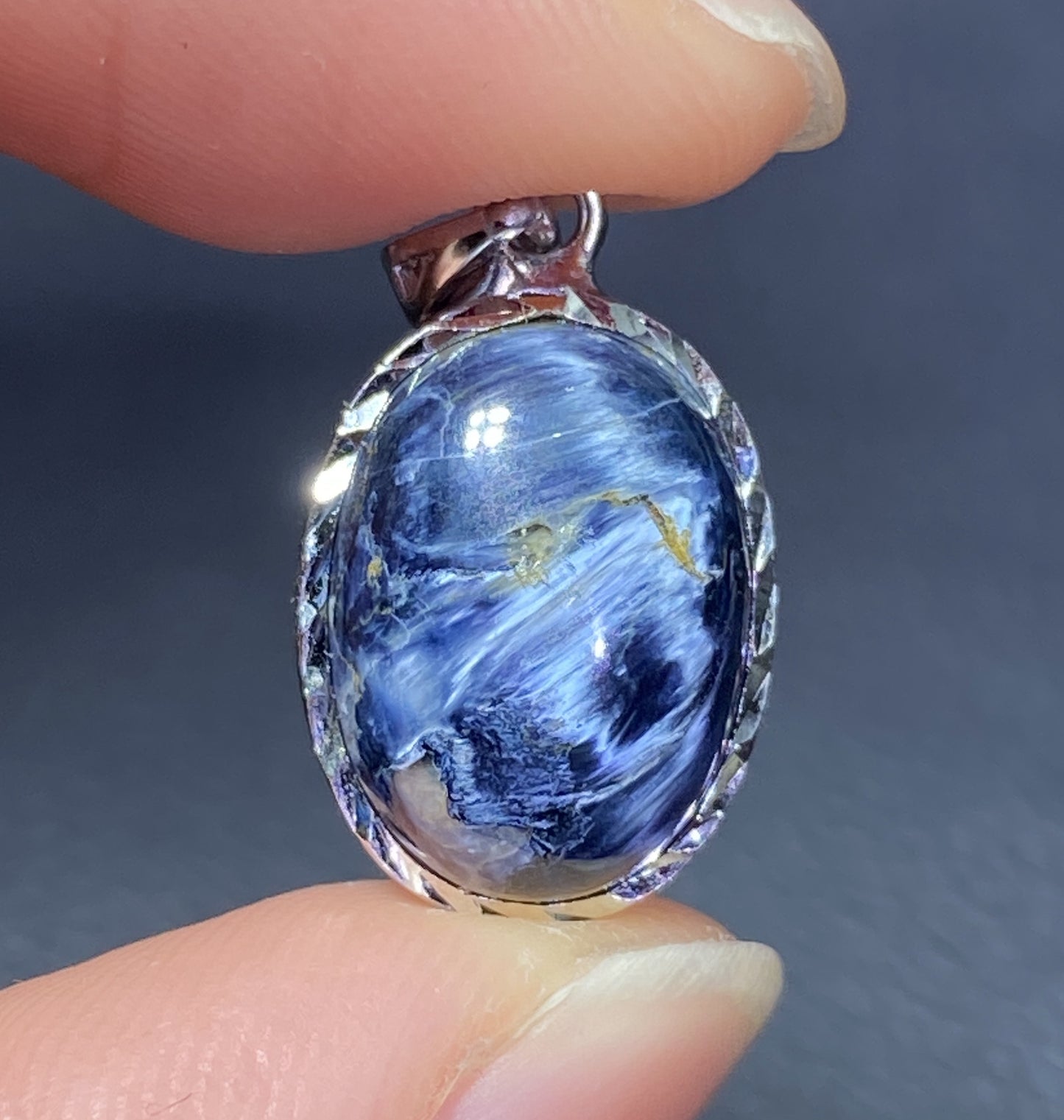 Pietersite,AA++ Natural Namibean Pietersite Pendant,925 Silver Pendant, Handmade Jewelry,(Sold at a discounted price) ET459