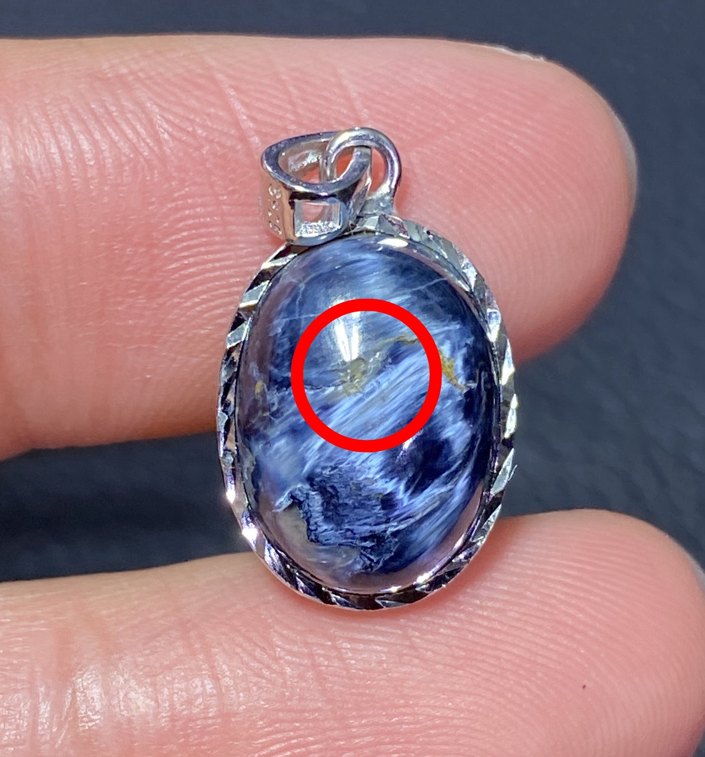 Pietersite,AA++ Natural Namibean Pietersite Pendant,925 Silver Pendant, Handmade Jewelry,(Sold at a discounted price) ET459