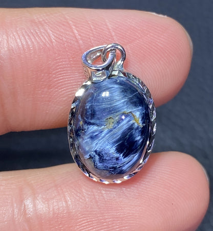 Pietersite,AA++ Natural Namibean Pietersite Pendant,925 Silver Pendant, Handmade Jewelry,(Sold at a discounted price) ET459