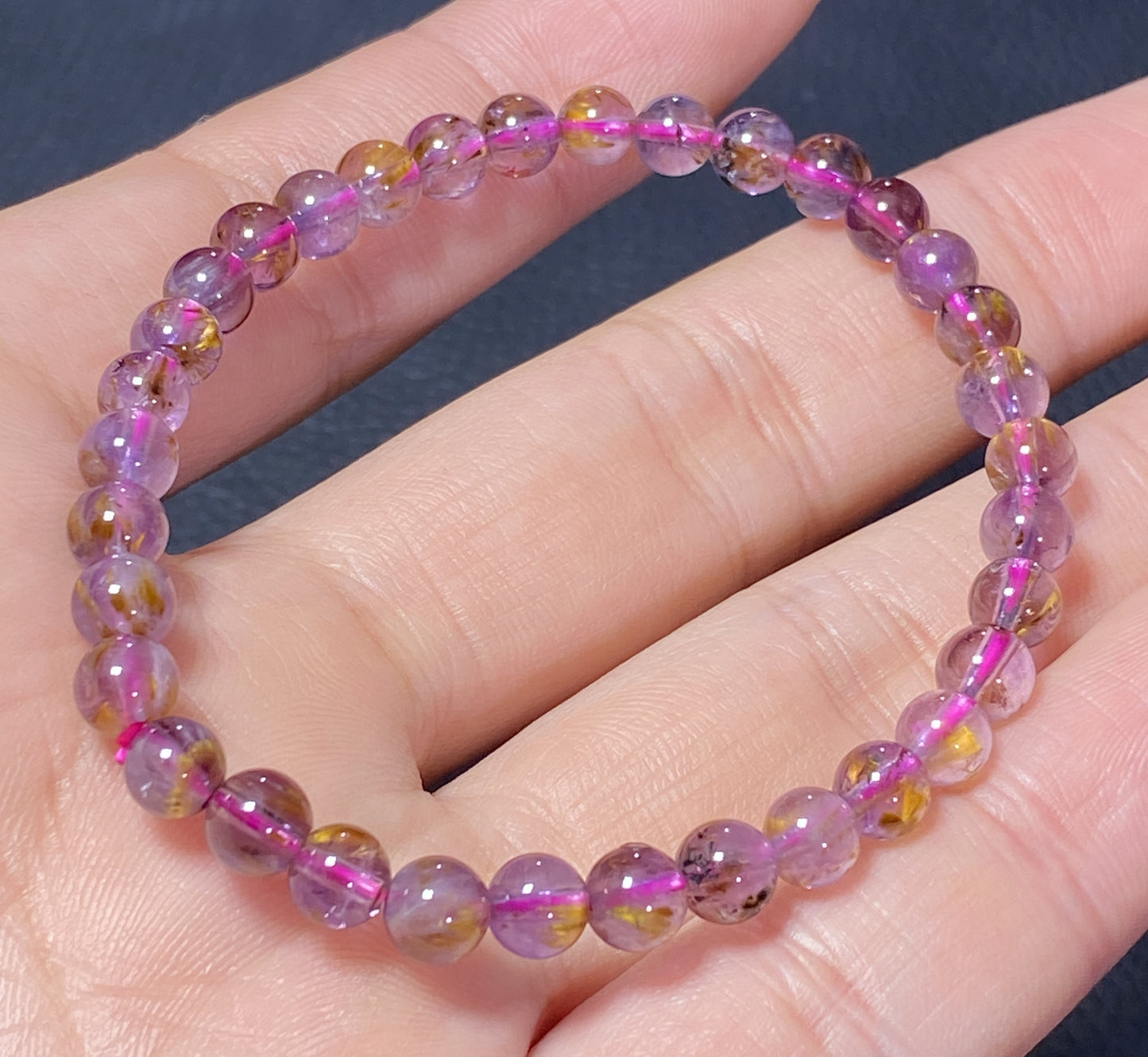 AAA+ Natural Authentic Auralite 23 Bracelet,Handmade Jewelry,Gemstone Bracelet,Crystal Bracelet,Personalized Gift ET387