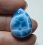 AAAA+ Natural Authentic Dominican Larimar Pendant,Gems Jewelry,Gems Pendant,Crystal Pendant,ET352