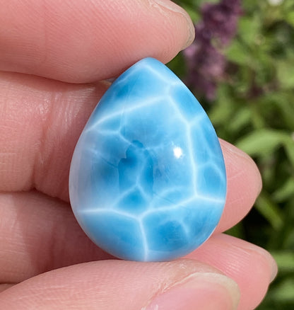 AAAA+ Natural Authentic Dominican Larimar Pendant,Gems Jewelry,Gems Pendant,Crystal Pendant,ET352