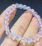 AAAA+ Moonstone Bracelet Collectible Quality Moonstone Bracelet,7.4mm Bracelet,Girls Bracelet,Anniversary Gifts,Gems Bracelet ET0364